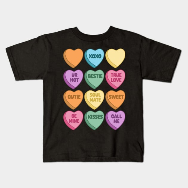 Valentines Day Gift v2 Kids T-Shirt by Emma